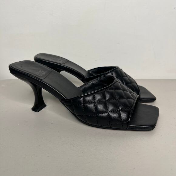 Jeffrey Campbell Quilted Mr. Big Kitten Heel Size 7.5 - Picture 2 of 9